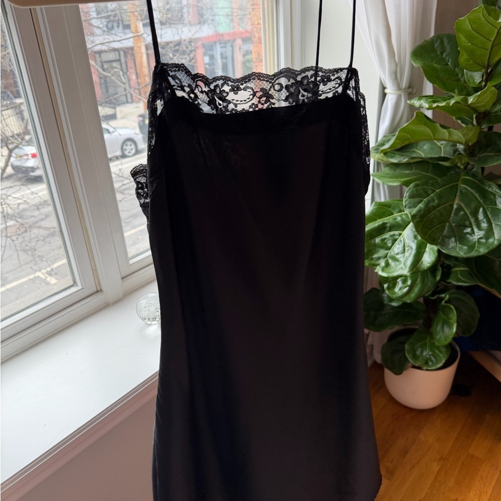 Abercrombie & Fitch Black slip dress
